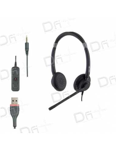 Alcatel-Lucent Aries AH 22 U II Headset binaural - 3MK08012AB - dfiplus