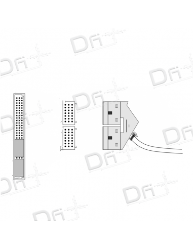 Cable 10m MDF TY6 DIN Alcatel-Lucent - 3BA58113AA - dfiplus