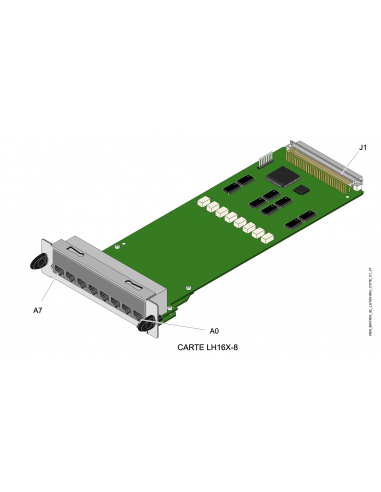 Carte LH16X-8 Mitel MiVoice 5000 - BHJ4330B - dfiplus