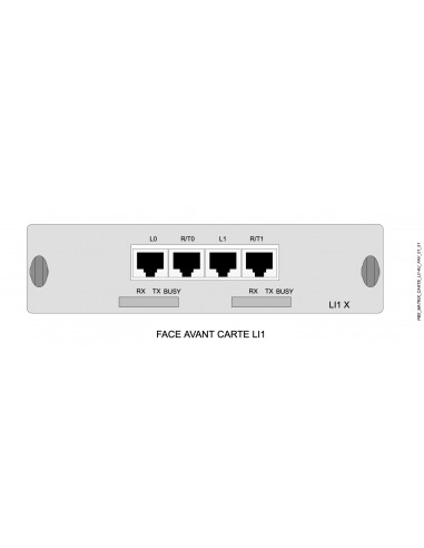 Carte LI1X Mitel MiVoice 5000 - BHJ4718A - dfiplus