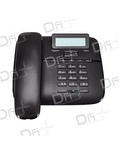 Gigaset DA611 Phone Analog Black - S30350-212-R121 - dfiplus