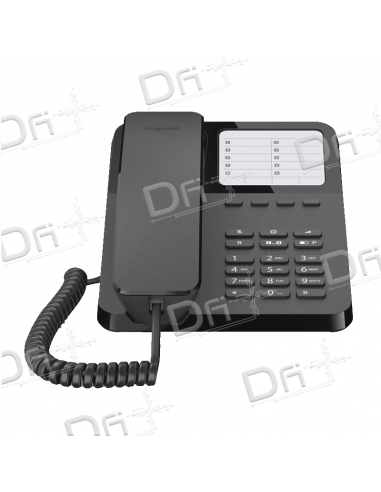 Gigaset Desk 400 Phone Analog Black - S30054-H6538-R101 - dfiplus