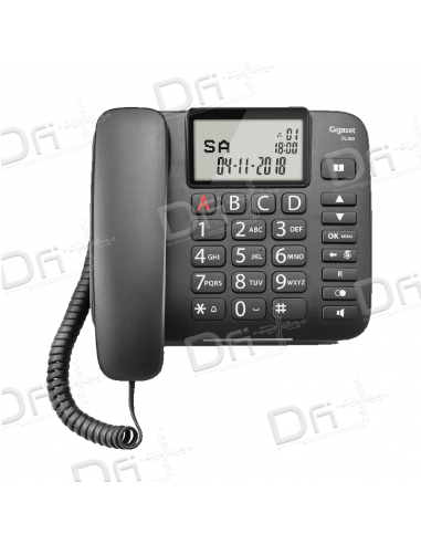 Gigaset DL380 Phone Analog Black - S30350-S217-R101 - dfiplus