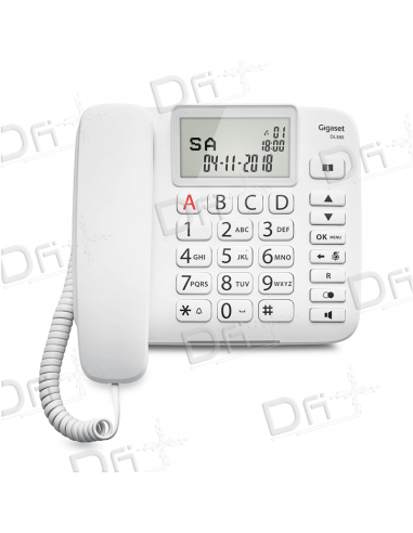 Gigaset DL380 Phone Analog White - S30350-S217-R102 - dfiplus