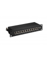 Panneau 10" 1U 12 Ports CAT6A S-FTP - PA10112C6A - dfiplus