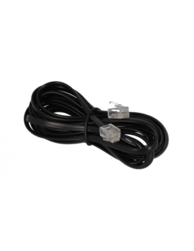 Cordon de ligne RJ11 - RJ11 30Cm Noir - CL1111N03 - dfiplus