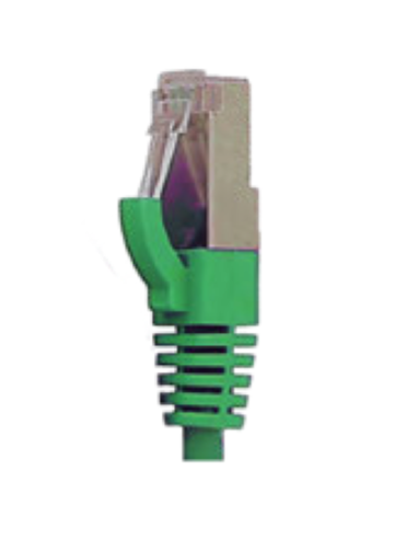 Cordon RJ45 LSZH CAT 6 250 Mhz F/UTP Vert - C6FUTPV - dfiplus