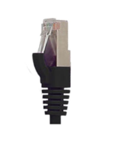 Cordon RJ45 LSZH CAT 6 250 Mhz F/UTP Noir - C6FUTPN - dfiplus