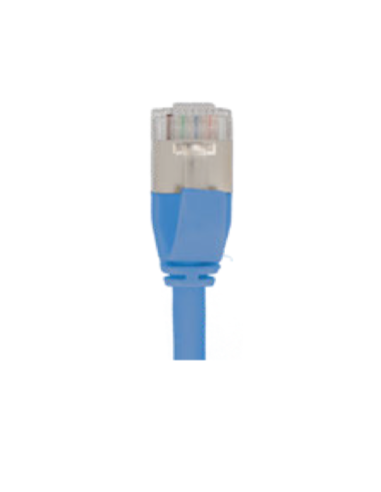 Cordon RJ45 SLIM LSZH CAT 6A 500 Mhz S/FTP Bleu - CS6ASFTPB - dfiplus