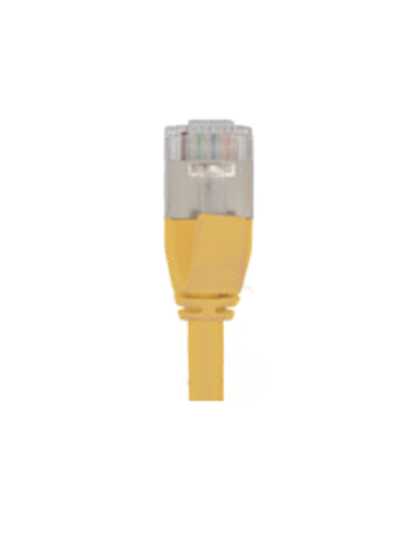 Cordon RJ45 SLIM LSZH CAT 6A 500 Mhz S/FTP Jaune - CS6ASFTPJ - dfiplus