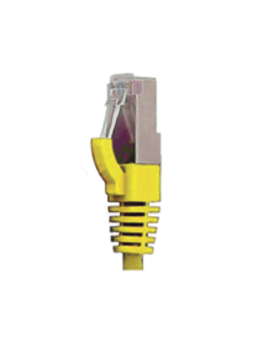 Cordon RJ45 LSZH CAT 6A 500 Mhz F/UTP Jaune - C6AFUTPJ - dfiplus