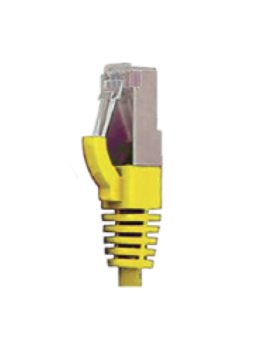 Cordon RJ45 LSZH CAT 6A 500 Mhz S/FTP Jaune - C6ASFTPJ - dfiplus