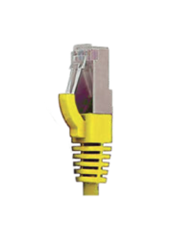 Cordon RJ45 LSZH CAT 7 600 Mhz S/FTP Jaune - C7SFTPJ - dfiplus