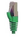 Cordon RJ45 LSZH CAT 7 600 Mhz S/FTP Vert - C7SFTPV - dfiplus