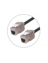 Cordon RJ45 Consolidation FF CAT 6A S-FTP Noir - CCFF6ASFTP - dfiplus