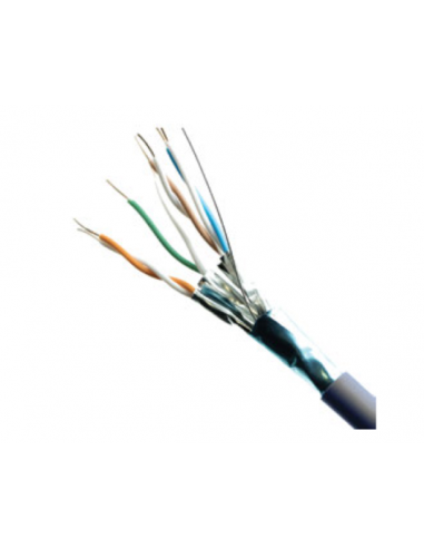 Câble LSZH CAT 6A 500 Mhz F/FTP Gris 500m - C6AFFTP500 - dfiplus