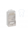 Plug RJ45 8P8CS FTP CAT5e Multibrin PR - P45F5EPR - dfiplus