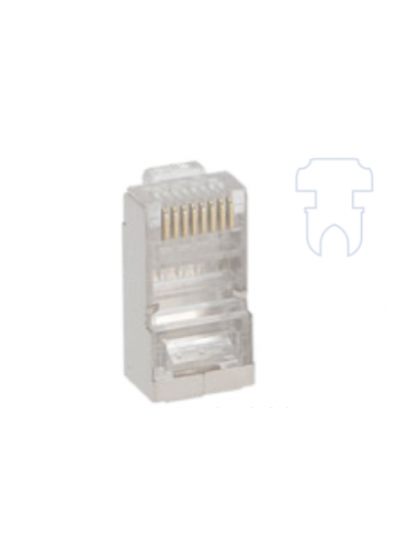 Plug RJ45 8P8CS FTP CAT6 Multibrin PR