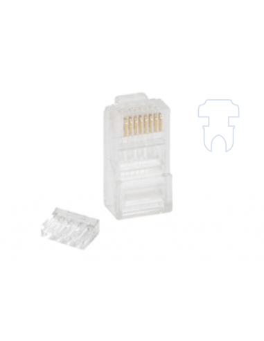 Plug RJ45 8P8C UTP CAT6A Multibrin Insert - P45U6A