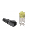 Plug RJ45 8P8CS FTP CAT6A Hirose Manchon - P45F6AHM - dfiplus