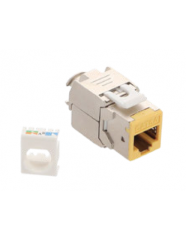 Noyau RJ45 CAT6A Blindé FTP Jaune - N45C6AFY - dfiplus