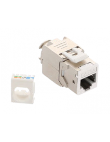 Noyau RJ45 CAT6A Blindé FTP Blanc