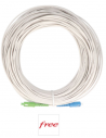 Jarretière Optique Simple FTTH - SC-SC APC - JSCSCAPC1 - dfiplus