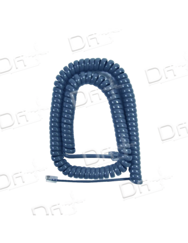 Aastra Matra Curly Cord M7xx Anthracite Blue - TD0001BB - dfiplus