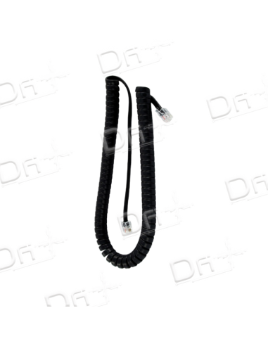 Aastra Matra Curly Cord MC520 & MC640 Anthracite - TD0002BB - dfiplus