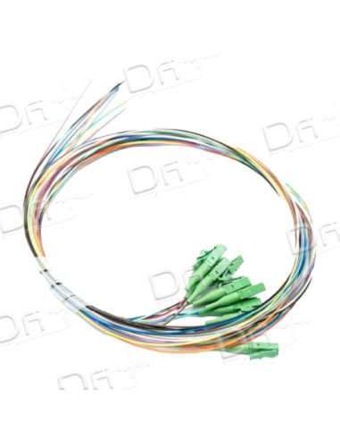 Pigtail kit 12 OM5 Multimode LC 1m - PK12OM5LC1 - dfiplus