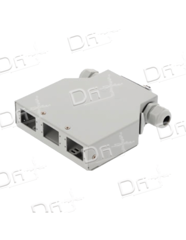 Boitier Optique Rail DIN 6 traversées - BORD6T - dfiplus