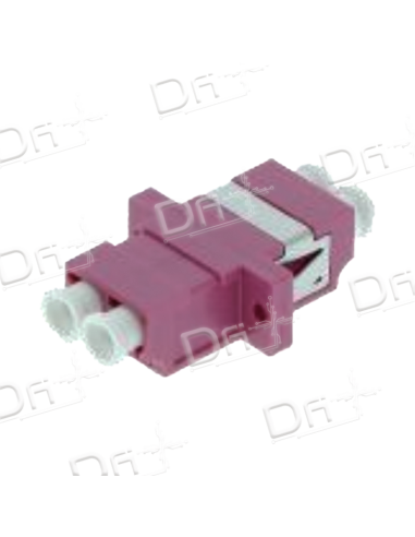 Traversée LC Duplex OM4 Multimode Rose - TLCDOM4R - dfiplus