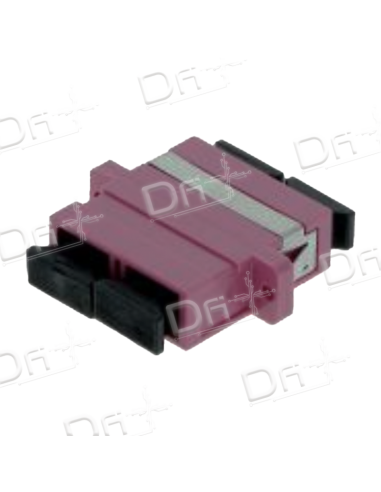 Traversée SC Duplex OM4 Multimode Rose - TSCDOM4R - dfiplus