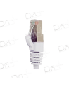 Cordon RJ45 LSZH CAT 6 250 Mhz F/UTP Blanc - C6FUTPW - dfiplus