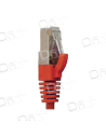 Cordon RJ45 LSZH CAT 6 250 Mhz F/UTP Rouge - C6FUTPR - dfiplus