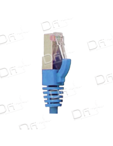 Cordon RJ45 LSZH CAT 6 250 Mhz S/FTP Bleu - C6SFTPB - dfiplus