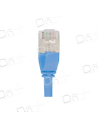 Cordon RJ45 SLIM LSZH CAT 6A 500 Mhz S/FTP Bleu - CS6ASFTPB - dfiplus