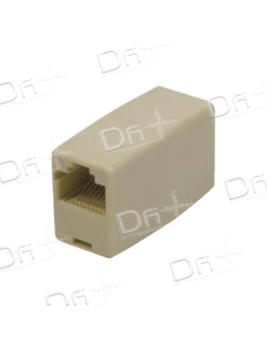 Coupleur en I RJ45 UTP 2F Monobloc Droit - CIURJ45E - dfiplus