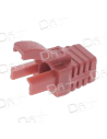 Manchon RJ45 Type Verrouillage Snagless Rouge - MVRJ45R - dfiplus