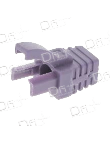 Manchon RJ45 Type Verrouillage Snagless Violet - MVRJ45VI - dfiplus