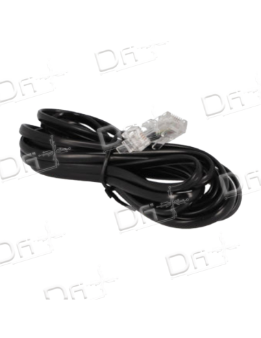 Cordon de ligne RJ11 - RJ45 50Cm Noir - CL1145N05 - dfiplus