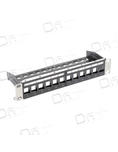 Panneau Keystone 10" 1U 12 Ports - PK10112 - dfiplus