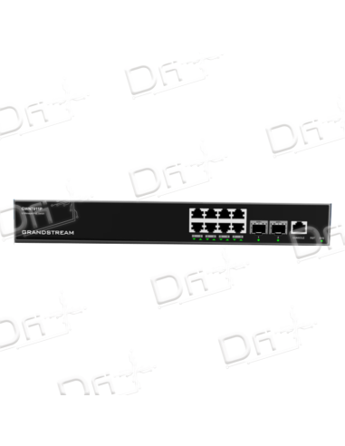 Grandstream Enterprise Layer 3 Switch 8 Ports GE - 2 x SFP+ - 8 Ports PoE