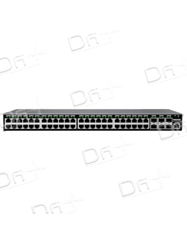 Grandstream Enterprise-Grade Layer 2+ Switch 48 Ports GE - 6 x SFP+ - PoE