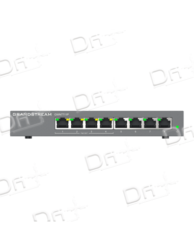 Grandstream Layer 2 Lite Switch 8 Ports GE - 4 Ports POE - GWN7711P - dfiplus