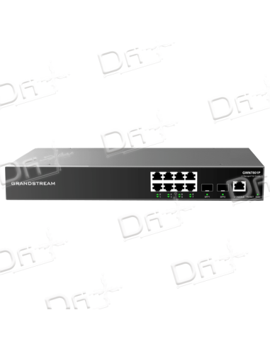 Grandstream Layer 2+ Switch 8 Port GE - 2 x SFP - 8 Ports PoE - GWN7801P - dfiplus