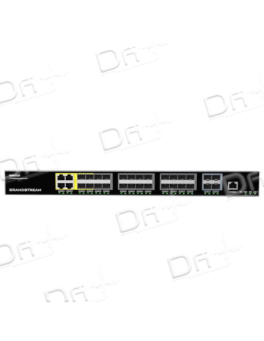 Grandstream Layer 3 Aggregation Switch 4 Ports GE - 24 x SFP - 4 x SFP+ - GWN7831 - dfiplus