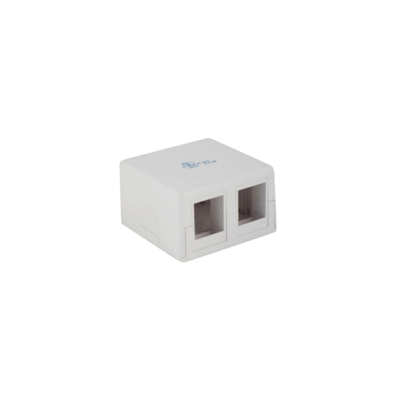 Boitier Keystone 2 ports vide - BMV2P - dfiplus