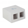 Boitier Keystone 2 ports vide - BMV2P - dfiplus