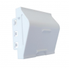 Face avant 45x45 45 degrés 1 port Keystone - FA4545I - dfiplus